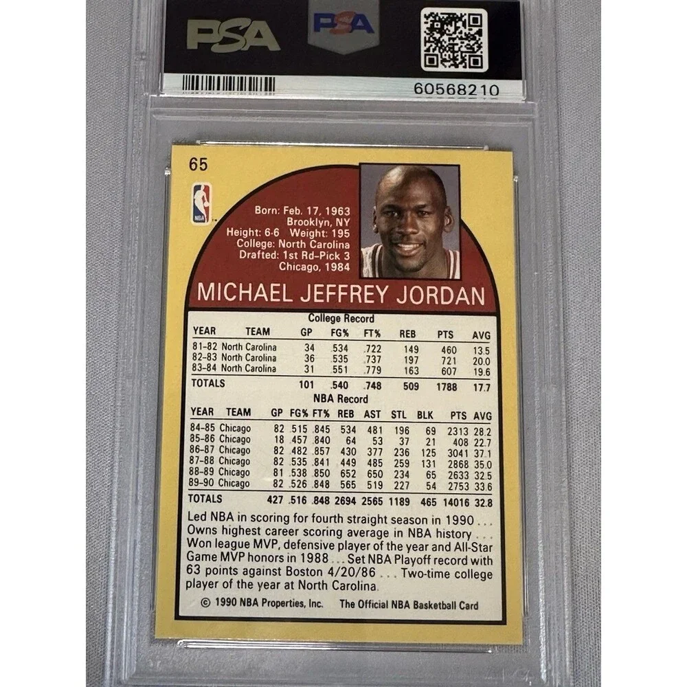 1990-91 NBA Hoops - Michael Jordan #65